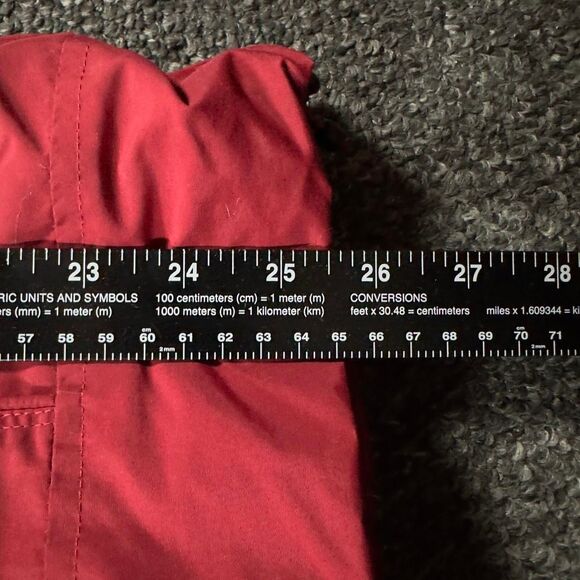 Lands’ End Women’s Red 3-in-1 Waterproof Fleece Lined Interchange Jacket - Picture 6 of 6